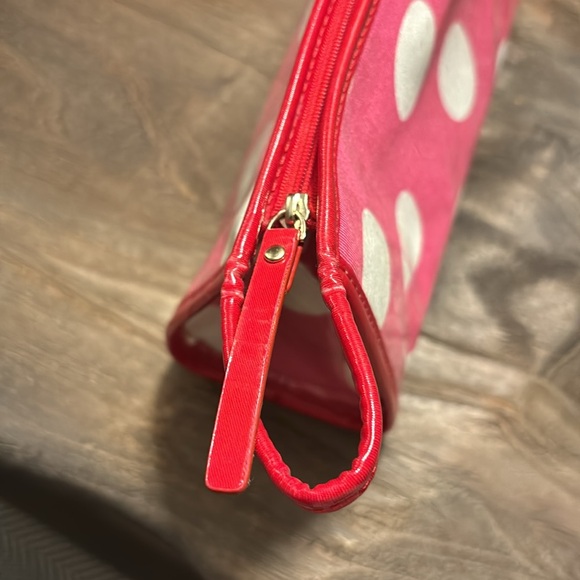 Kate Spade Pink Polka Dot Cosmetic Bag - Picture 4 of 10